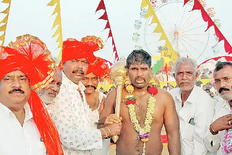 Davangere wrestler Kiran wins silver medal