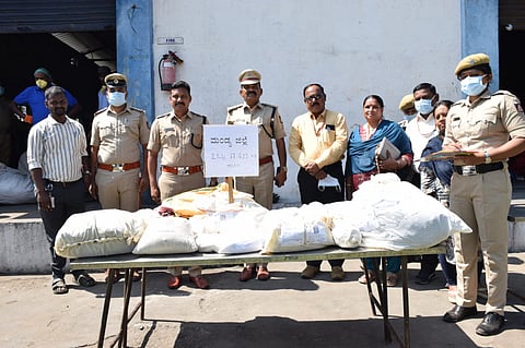 Destruction of drugs Mandya