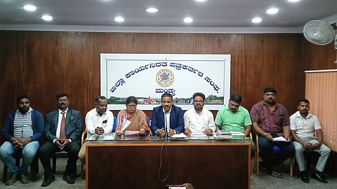 Dr. BR Ambedkar Army press conference Mandya