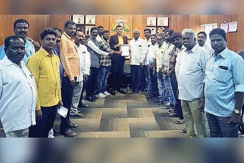 Hospet Madiga samaja protest