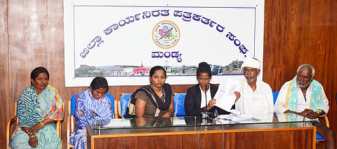 Kalenahalli Javaregowda press conference Mandya
