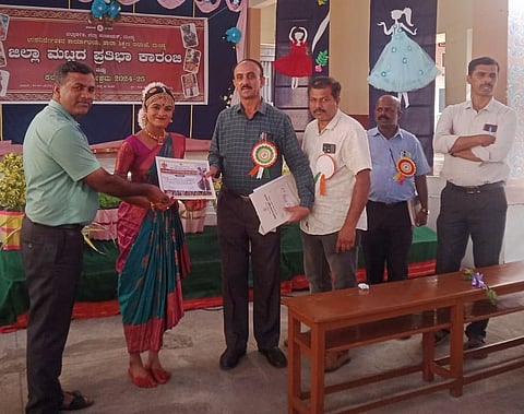 Navyashree selected for state level art festival Mandya