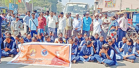 SRT ABVP PROTEST