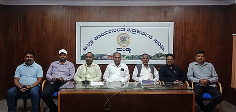 Samaana Manaskara Vedike Press Meet Mandya
