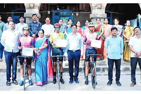 Selection for national level cycling competition