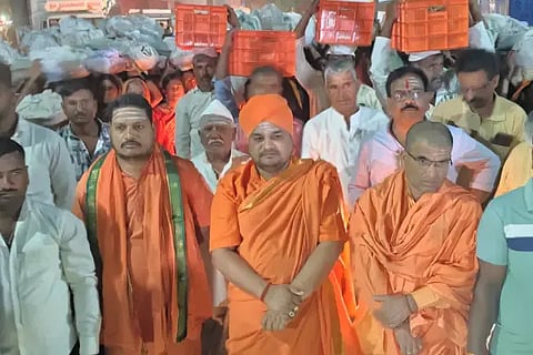 The cross palanquin of Kedar Jagadguru is tomorrow