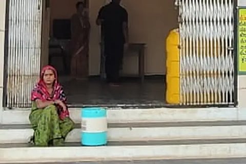 Village council member's solo sit-in