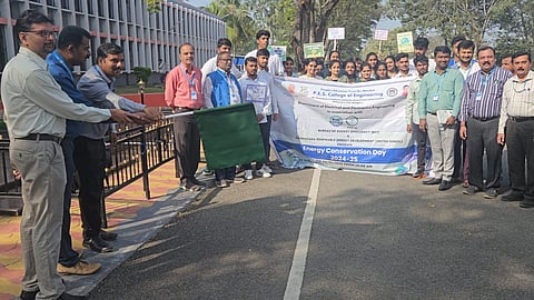 Walkathon at PES Engineering College Mandya