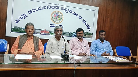 Yoga teacher Appaji press conference Mandya