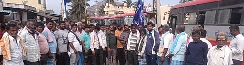 ramanagara bus protest