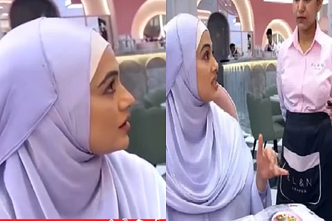sana khan Demands Halal Meat at Restaurant