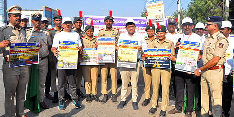 district koppal road safty jaatha sp koppal