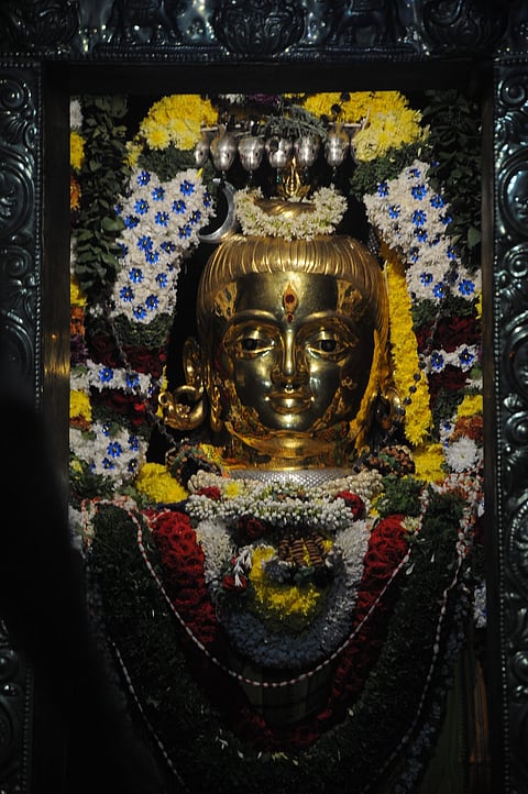 11 kg. Kolaga installed at Mysore Palace Shivalinga