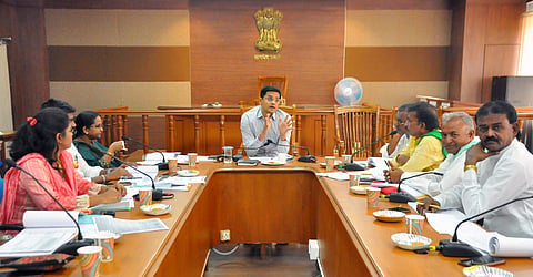 district koppal minority dc meeting