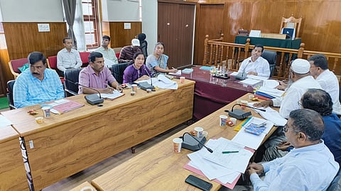 15-point program progress review meeting Mandya