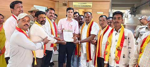 district koppal karave protest mspl