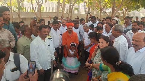 district koppal mspl protest gavimath gavishree
