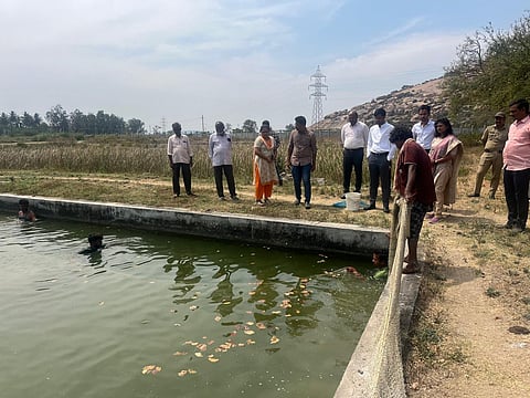 district koppal zp ceo rahul visit fisheries