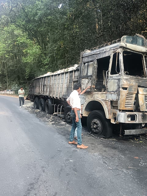 26 TRUCK fire