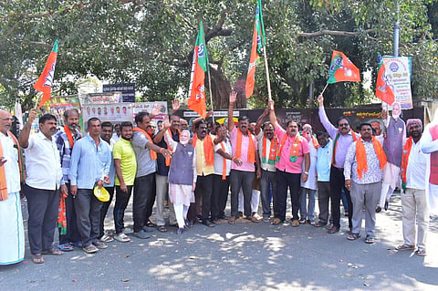 BJP celebration Mandya