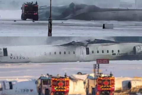 Delta Air Lines plane crashes