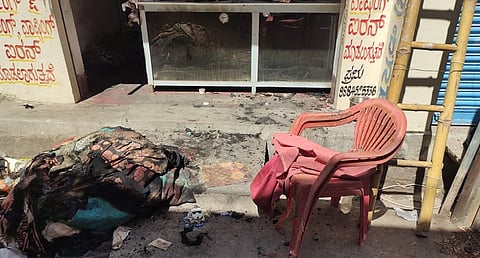 Electrical short circuit Laundry shop catches fire