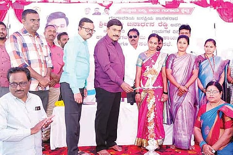 Gangavathi Anegundi development work