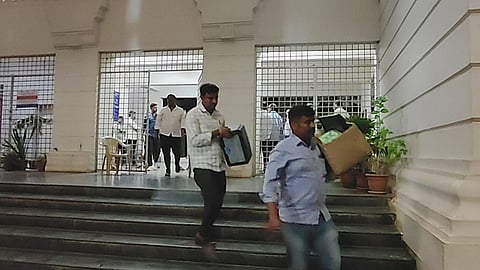Lokayukta raids PWD office Mandya
