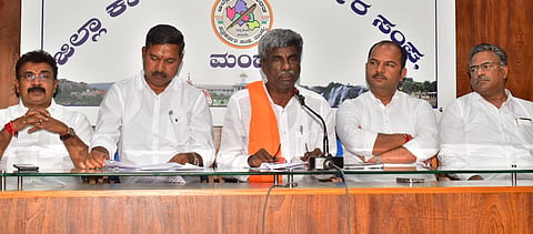 MP Kota Srinivas Poojary press conference Mandya