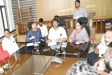 Madhu Bangarappa review meeting