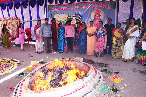 Mahayaga at Kalikamba Temple Mandya