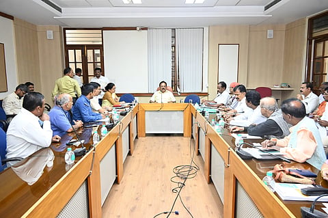 Meeting with Putina and KSNA Trust Mandya