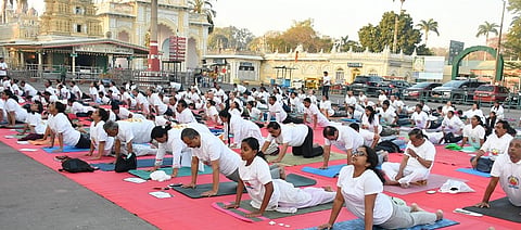 Ratha Saptami 108 Surya Namaskar in Mysore