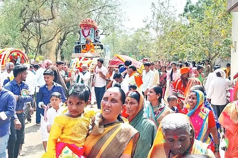 Rudra Mahashivayogi idol procession