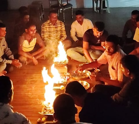 Shivaratri was celebrated at Basavamarga
