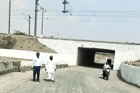 Telangi Railway Lower Bridge is unscientific