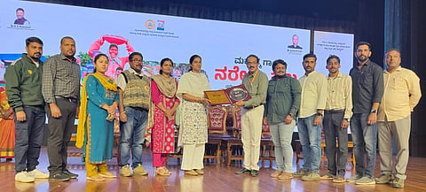 Three awards for NREGA implementing district Mandya