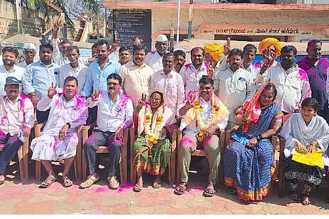 Unopposed election to Haladoor Grampanchayat