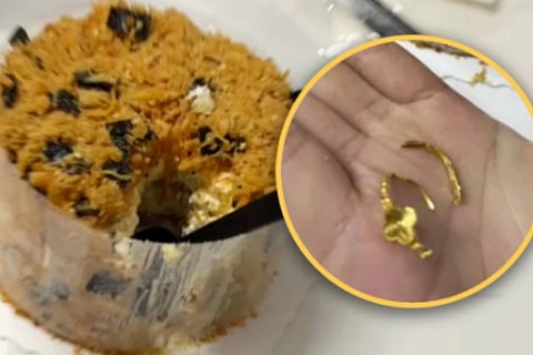Woman Eats Gold Ring