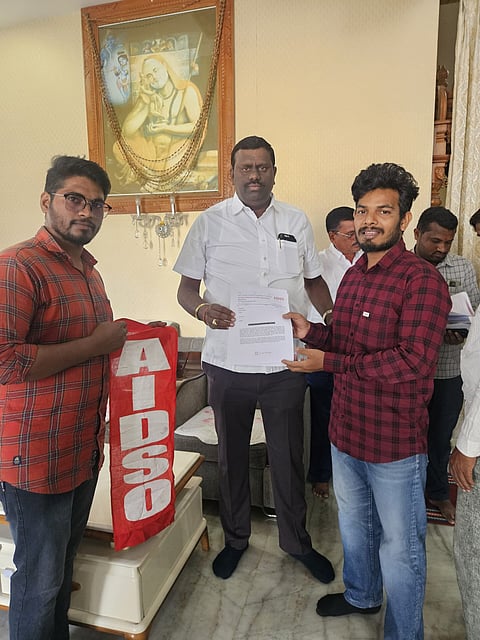 district koppal mla raghavendra hitnala memorandum aidso