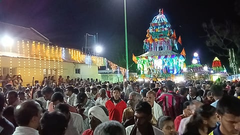 ವಿಜೃಂಭಣೆಯಿಂದ ಜರುಗಿದ ಶ್ರೀ ಕೋಟೆ ಮಾರಮ್ಮ ರಥೋತ್ಸವ