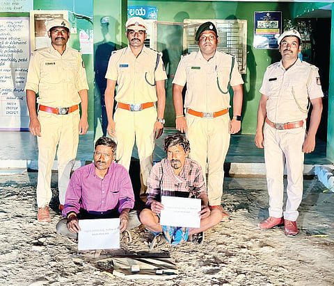 ಅರಣ್ಯಕ್ಕೆ ಬೆಂಕಿ ಹಚ್ಚಿದ ಆರೋಪಿಗಳ ಬಂಧನ