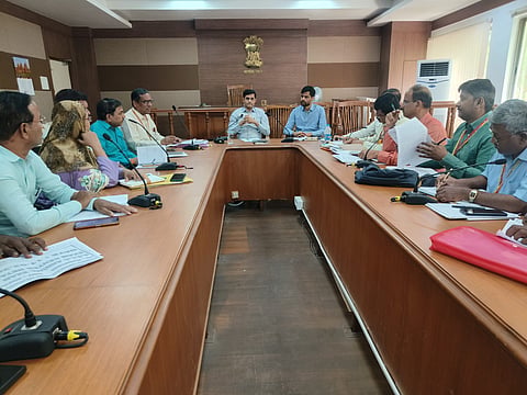 district koppal sslc meeting dc naleen athul