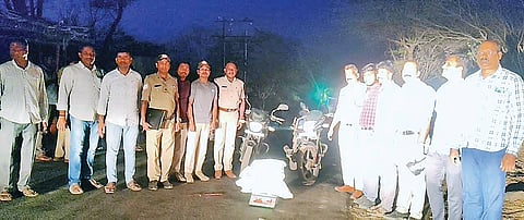 ಗಾಂಜಾ ಸಾಗಿಸುತ್ತಿದ್ದ ನಾಲ್ವರ ಬಂಧನ