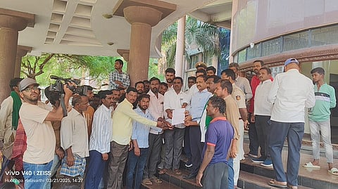 district koppal bspl issue halavarthi village protest