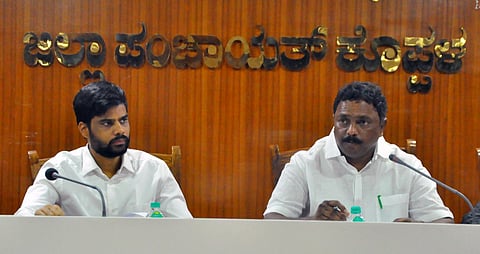 district koppal guarantee schemes review reddi srinivas