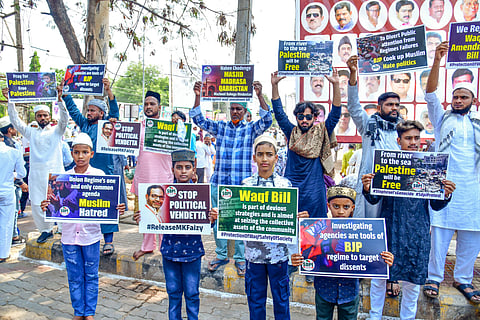 district koppal sdpi workers protest