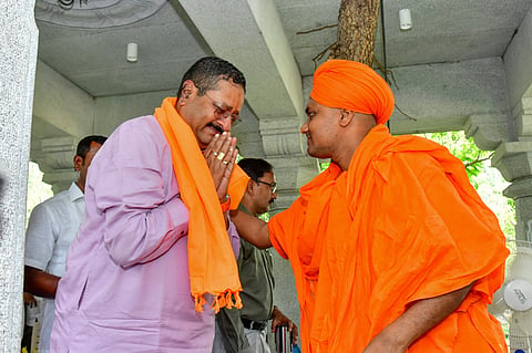district koppal mla basanagouda patil yatnal visit gavimath
