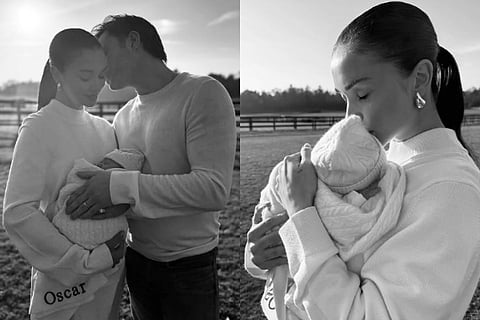 Amy Jackson welcomes baby boy