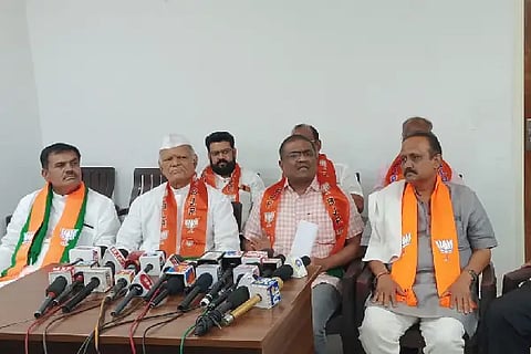 BJP KOR KAMEETI JOINT PRESS MEET